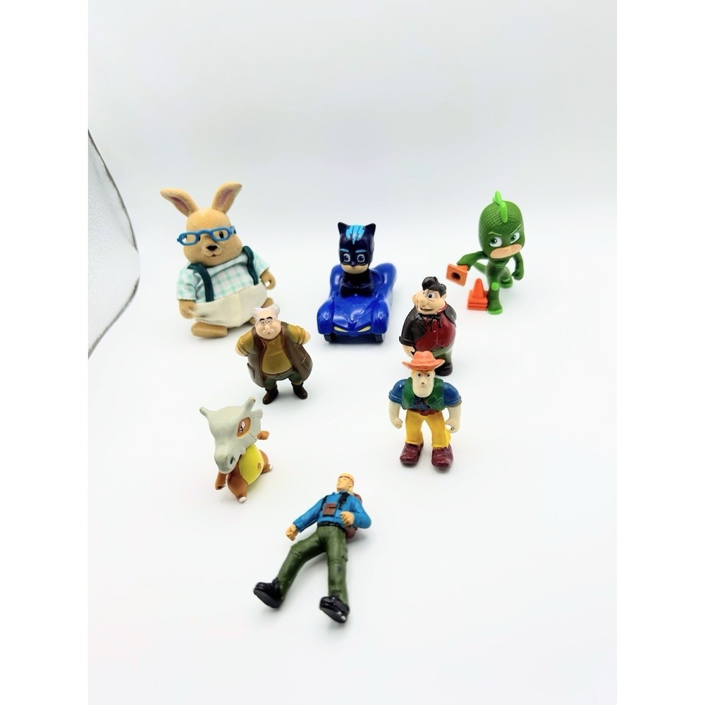 PJ Masks Catboy Car Gekko Cartoon Figure Lot Cubone Explorer Toy Figures 9